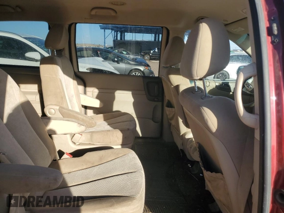 2012 Kia Sedona LX with VIN KNDMG4C73C6474734, listed as a Copart auction lot 76368854 with 138,808 mi miles and Salvage Title. Bid and sale history available at carsss.com. Image 12.