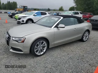 2014 Audi A5 with VIN WAUVFBFH9EN000891, listed as a Copart auction lot 66526295 with 115,306 mi miles and Salvage title. Bid and sale history available at DreamBid. Image 1.