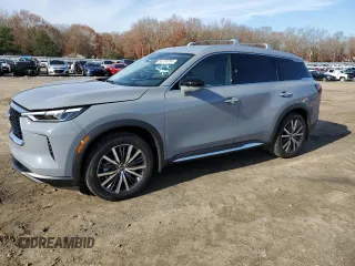 2025 Infiniti QX60 Sensory with VIN 5N1AL1GS2SC338845, listed as a Copart auction lot 85276094 with 361 mi miles and Salvage Title. Bid and sale history available at DreamBid. Image 1.
