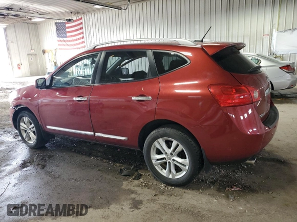 2012 Nissan Rogue SV with VIN JN8AS5MV6CW351521, listed as a Copart auction lot 54097525 with 80,615 mi miles and Non Repairable. Bid and sale history available at carsss.com. Image 2.