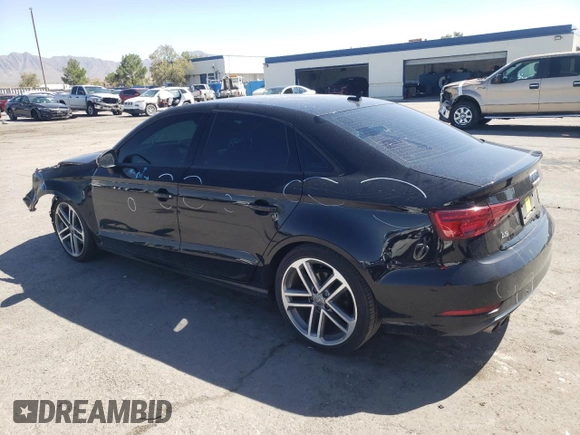2018 Audi A3 Sedan Premium with VIN WAUAUGFF0J1023767, listed as a Copart auction lot 68046483 with 79,747 mi miles. Bid and sale history available at carsss.com. Image 2.