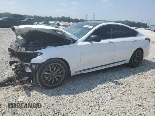 2019 Genesis G80 Sport with VIN KMTFN4JB6KU326031, listed as a Copart auction lot 65163693 with 41,261 mi miles and . Bid and sale history available at carsss.com. Image 1.