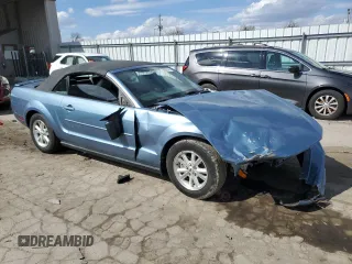 2007 Ford Mustang Deluxe with VIN 1ZVFT84N175260567, listed as a Copart auction lot 50029185 with 99,098 mi miles and Salvage title. Bid and sale history available at DreamBid. Image 4.