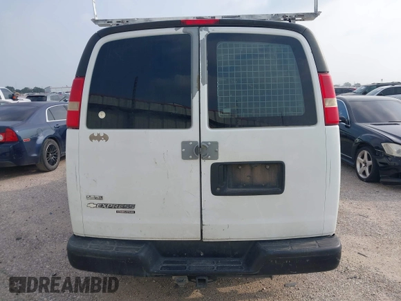 2012 Chevrolet Express Cargo with VIN 1GCWGFFA8C1106882, listed as a IAAI auction lot 42284350 with 227,443 mi miles and . Bid and sale history available at DreamBid. Image 16.