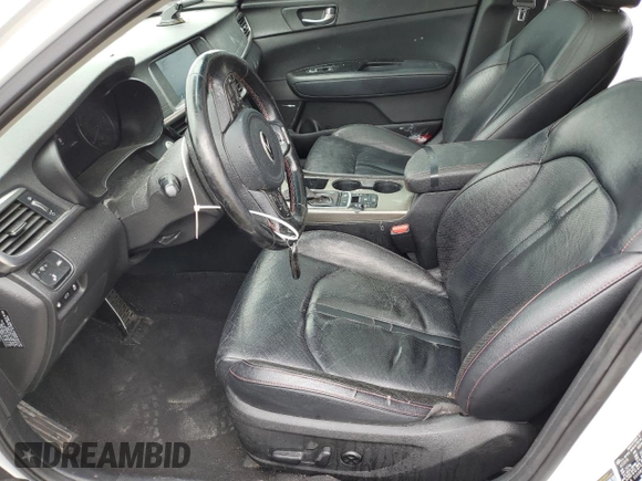 2017 Kia Optima SX with VIN 5XXGW4L20HG127312, listed as a Copart auction lot 56904675 with 116,876 mi miles and Salvage title. Bid and sale history available at DreamBid. Image 7.