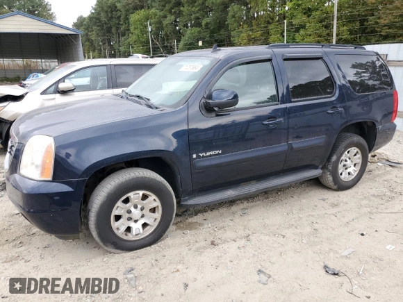 2008 GMC Yukon SLE w/3SB with VIN 1GKFK13018J144673, listed as a Copart auction lot 71287664 with 156,977 mi miles and Salvage Title. Bid and sale history available at carsss.com. Image 1.