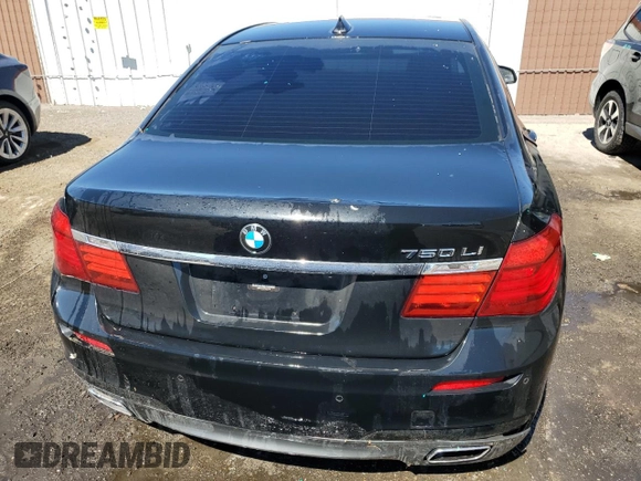 2015 BMW 7 Series 750Li with VIN WBAYE8C54FD780710, listed as a Copart auction lot 50499865 with 101,539 mi miles and Clean Title. Bid and sale history available at carsss.com. Image 6.