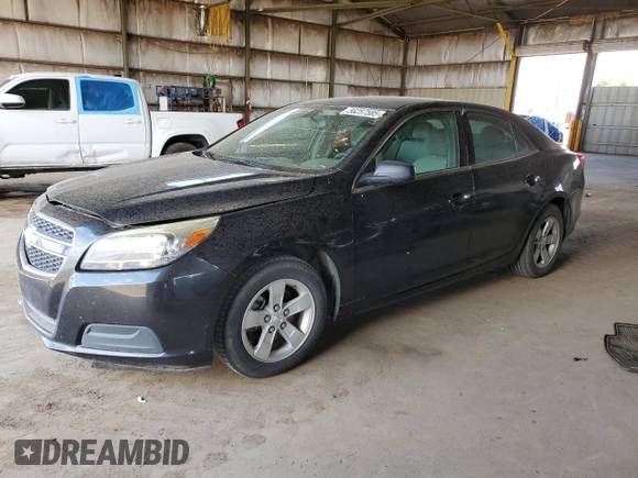 2013 Chevrolet Malibu LS with VIN 1G11B5SA5DF343870, listed as a Copart auction lot 56257585 with 163,659 mi miles and Clean Title. Bid and sale history available at DreamBid. Image 1.