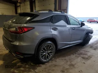 2021 Lexus RX with VIN 2T2SZMDA2MC290015, listed as a Copart auction lot 52081695 with 31,389 mi miles and Salvage Title. Bid and sale history available at carsss.com. Image 3.