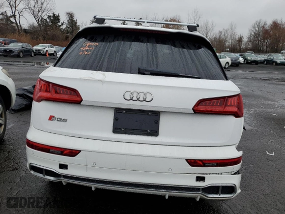 2018 Audi SQ5 Premium Plus with VIN WA1A4AFY7J2238987, listed as a Copart auction lot 82103784 with 57,879 mi miles and Salvage Title. Bid and sale history available at DreamBid. Image 6.