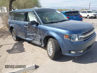 2019 Ford Flex SEL z VIN 2FMHK6C88KBA07373, wystawiony jako IAAI lot #42375210 z przebiegiem 62 119 mil mil oraz . Historia ofert i sprzedaży dostępna na DreamBid. Obrazek 1.