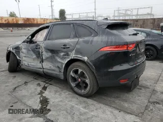 2018 Jaguar F-PACE 30t Premium with VIN SADCJ2GX9JA296399, listed as a Copart auction lot 86770484 with 0 mi miles and Salvage Title. Bid and sale history available at carsss.com. Image 2.