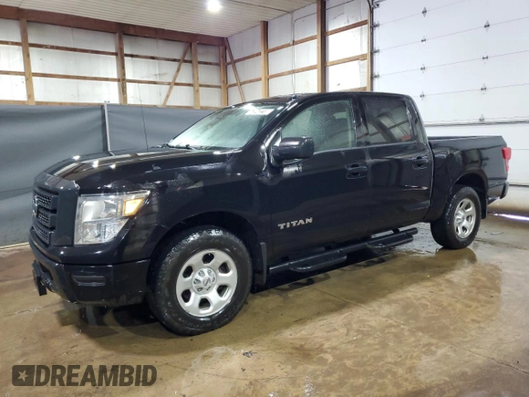 2021 Nissan Titan S with VIN 1N6AA1EC5MN536541, listed as a Copart auction lot 62842215 with 163,608 mi miles and Clean title. Bid and sale history available at DreamBid. Image 1.