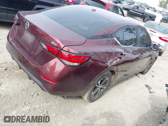 2022 Nissan Sentra SV with VIN 3N1AB8CV3NY310065, listed as a IAAI auction lot 41527662 with 91,207 mi miles and . Bid and sale history available at DreamBid. Image 4.