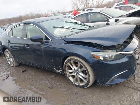 2016 Mazda Mazda6 i Touring with VIN JM1GJ1T54G1434497, listed as a IAAI auction lot 41654012 with 133,901 mi miles. Bid and sale history available at carsss.com. Image 13.