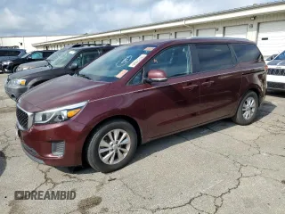 2017 Kia Sedona LX with VIN KNDMB5C12H6246716, listed as a Copart auction lot 72737494 with 143,942 mi miles and Clean Title. Bid and sale history available at carsss.com. Image 1.