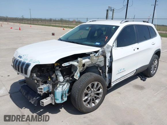 2019 Jeep Cherokee Latitude Plus with VIN 1C4PJLLB5KD301109, listed as a IAAI auction lot 41858478 with 52,647 mi miles and . Bid and sale history available at DreamBid. Image 17.