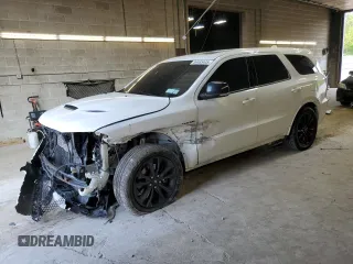 2020 Dodge Durango R/T with VIN 1C4SDJCT9LC253331, listed as a Copart auction lot 59465445 with 127,700 mi miles and Salvage title. Bid and sale history available at DreamBid. Image 1.
