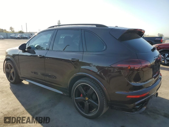 2017 Porsche Cayenne GTS z VIN WP1AD2A25HLA81008, wystawiony jako Copart lot #48987185 z przebiegiem 76 800 mil mil oraz Szkoda całkowita • Salvage title. Historia ofert i sprzedaży dostępna na DreamBid. Obrazek 2.