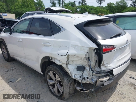 2017 Lexus NX 200t with VIN JTJYARBZXH2072658, listed as a IAAI auction lot 42220365 with 238,425 mi miles and . Bid and sale history available at DreamBid. Image 3.