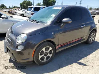 2014 FIAT 500e with VIN 3C3CFFGE4ET175902, listed as a Copart auction lot 66406775 with 38,067 mi miles and Salvage title. Bid and sale history available at DreamBid. Image 1.