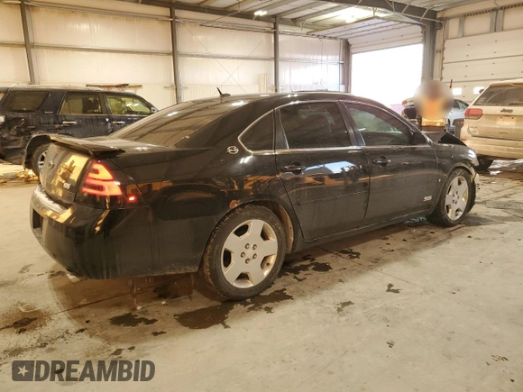 2006 Chevrolet Impala SS with VIN 2G1WD58C069194739, listed as a Copart auction lot 45501705 with 127,552 mi miles and Clean Title. Bid and sale history available at DreamBid. Image 3.