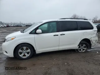 2017 Toyota Sienna L with VIN 5TDZZ3DC0HS779525, listed as a Copart auction lot 52687115 with 372,129 mi miles and Clean Title. Bid and sale history available at carsss.com. Image 1.