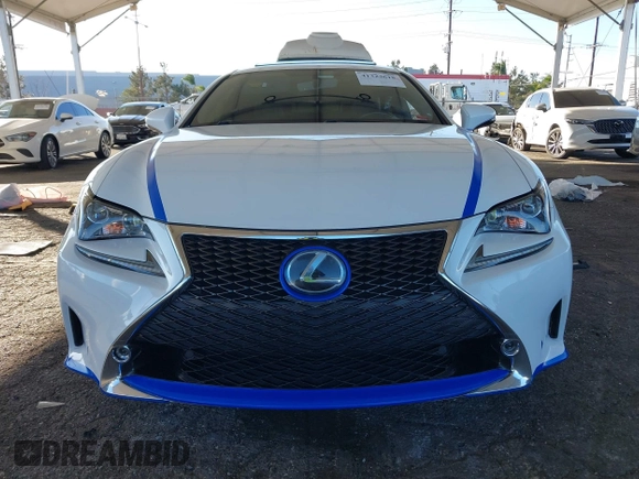 2017 Lexus RC with VIN JTHHE5BC0H5016527, listed as a IAAI auction lot 41323618 with 72,456 mi miles. Bid and sale history available at carsss.com. Image 12.