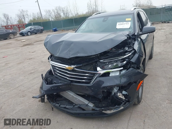 2022 Chevrolet Equinox Premier z VIN 2GNAXXEV9N6124156, wystawiony jako IAAI lot #42015711 z przebiegiem 65 808 mil mil oraz . Historia ofert i sprzedaży dostępna na DreamBid. Obrazek 12.