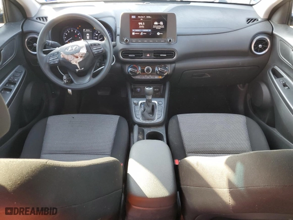 2023 Hyundai Kona SE with VIN KM8K2CAB0PU059715, listed as a Copart auction lot 84107874 with 35,195 mi miles and Salvage Title. Bid and sale history available at carsss.com. Image 8.
