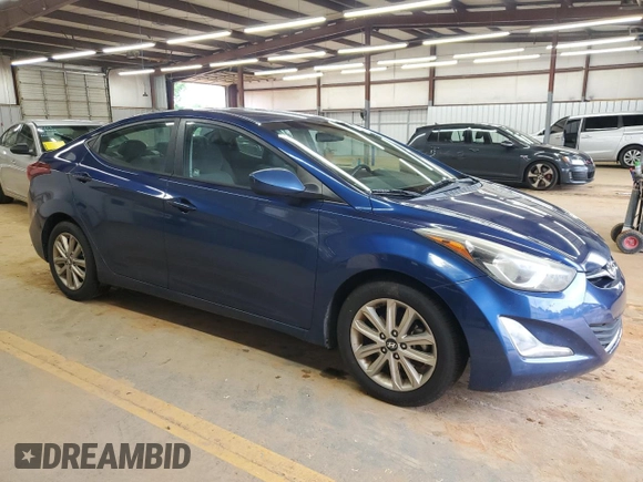 2016 Hyundai Elantra SE with VIN 5NPDH4AE1GH742917, listed as a Copart auction lot 60426485 with 129,078 mi miles and Salvage title. Bid and sale history available at DreamBid. Image 4.