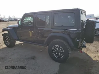 2024 Jeep Wrangler Rubicon с VIN 1C4PJXFG2RW275534, выставлен на аукционе Copart как лот 48775095 с пробегом 705 миль миль и Списание • Salvage title. История ставок и продаж доступна на DreamBid. Изображение 2.