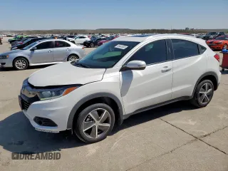 2021 Honda HR-V EX-L with VIN 3CZRU5H74MM715807, listed as a Copart auction lot 49443495 with 43,775 mi miles and Salvage Title. Bid and sale history available at carsss.com. Image 1.