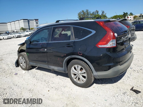 2012 Honda CR-V EX-L with VIN 2HKRM4H71CH631996, listed as a Copart auction lot 49314095 with 160,782 mi miles and Salvage Title. Bid and sale history available at carsss.com. Image 2.