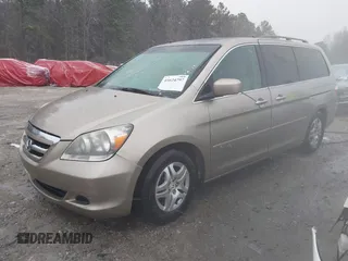 2007 Honda Odyssey EX-L with VIN 5FNRL38707B083040, listed as a IAAI auction lot 41624797 with 256,475 mi miles. Bid and sale history available at carsss.com. Image 18.