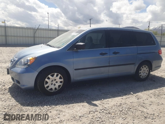 2009 Honda Odyssey LX z VIN 5FNRL382X9B028151, wystawiony jako Copart lot #54528305 z przebiegiem Nie podano mil oraz Czysty tytuł • Clean title. Historia ofert i sprzedaży dostępna na DreamBid. Obrazek 1.