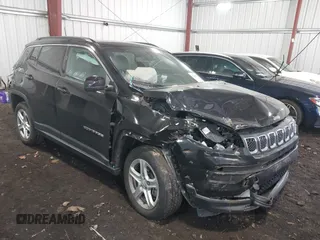 2023 Jeep Compass Latitude with VIN 3C4NJDBN4PT502817, listed as a IAAI auction lot 41650565 with 16,796 mi miles and . Bid and sale history available at DreamBid. Image 1.