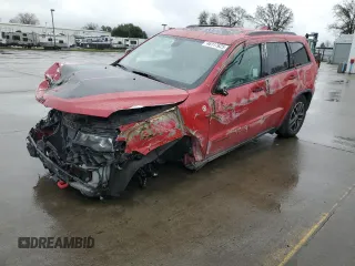 2020 Jeep Grand Cherokee Trailhawk with VIN 1C4RJFLG0LC116964, listed as a Copart auction lot 46117625 with 125,796 mi miles and Salvage title. Bid and sale history available at DreamBid. Image 1.