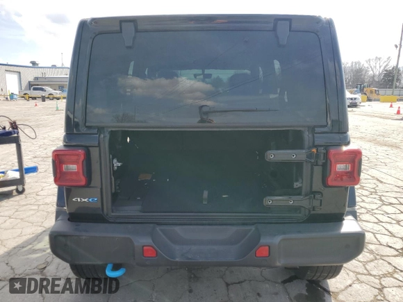 2022 Jeep Wrangler Unlimited Sahara с VIN 1C4JJXP68NW238204, выставлен на аукционе Copart как лот 49292205 с пробегом 35 058 миль миль и Списание • Salvage title. История ставок и продаж доступна на DreamBid. Изображение 6.