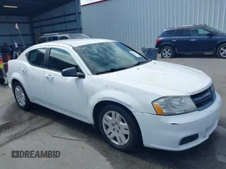 2012 Dodge Avenger SE with VIN 1C3CDZAB1CN132847, listed as a IAAI auction lot 41778942 with 176,218 mi miles. Bid and sale history available at carsss.com. Image 1.