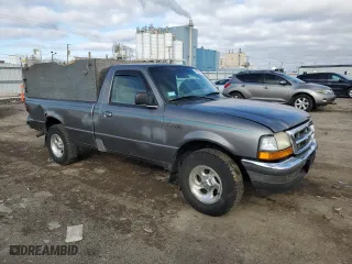 1998 Ford Ranger XL with VIN 1FTYR10C0WUA30044, listed as a Copart auction lot 43767385 with 194,546 mi miles and Salvage Title. Bid and sale history available at carsss.com. Image 4.