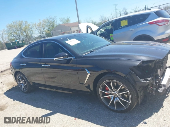2019 Genesis G70 Advanced z VIN KMTG54LE3KU017600, wystawiony jako IAAI lot #42207355 z przebiegiem 58 407 mil mil oraz . Historia ofert i sprzedaży dostępna na DreamBid. Obrazek 13.
