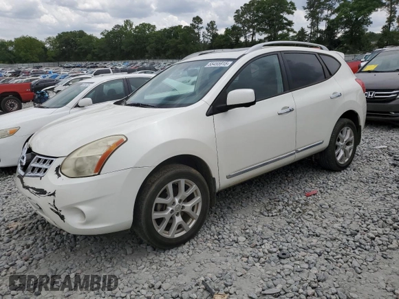 2012 Nissan Rogue S with VIN JN8AS5MT4CW286229, listed as a Copart auction lot 55455915 with 220,359 mi miles and Clean Title. Bid and sale history available at carsss.com. Image 1.