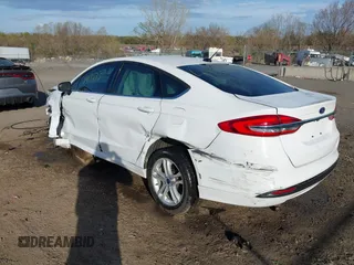 2018 Ford Fusion SE with VIN 3FA6P0H74JR278012, listed as a IAAI auction lot 41918935 with 50,969 mi miles. Bid and sale history available at carsss.com. Image 3.