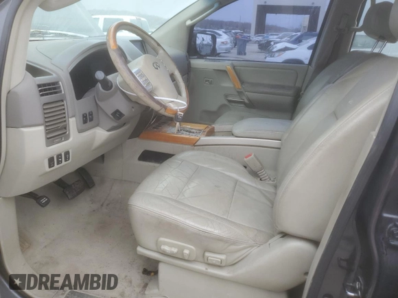 2006 Infiniti QX56 с VIN 5N3AA08C96N806613, выставлен на аукционе Copart как лот 82535814 с пробегом 240 804 миль миль и Списание • Salvage title. История ставок и продаж доступна на DreamBid. Изображение 7.