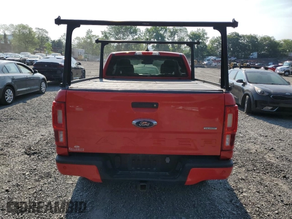 2020 Ford Ranger XL with VIN 1FTER1FH4LLA23217, listed as a Copart auction lot 59341035 with 87,302 mi miles and Salvage title. Bid and sale history available at DreamBid. Image 6.