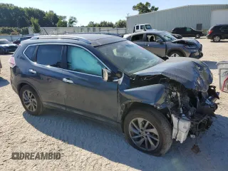 2016 Nissan Rogue SL with VIN 5N1AT2MV6GC759950, listed as a Copart auction lot 70302714 with Not Provided miles and Salvage Title. Bid and sale history available at DreamBid. Image 4.