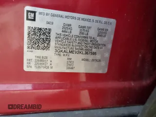 2019 GMC Terrain SLE with VIN 3GKALMEV2KL367595, listed as a Copart auction lot 51835225 with 0 mi miles and Clean Title. Bid and sale history available at carsss.com. Image 13.