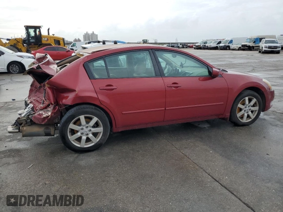 2004 Nissan Maxima SL with VIN 1N4BA41E34C912915, listed as a Copart auction lot 77975724 with 124,033 mi miles and Salvage Title. Bid and sale history available at carsss.com. Image 3.