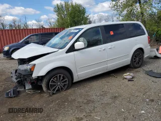 2016 Dodge Grand Caravan SE Plus z VIN 2C4RDGBG4GR184986, wystawiony jako Copart lot #52949995 z przebiegiem 81 308 mil mil oraz Szkody całkowita. Historia ofert i sprzedaży dostępna na DreamBid. Obrazek 1.